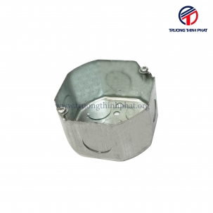 Hộp thép bát giác âm tường có đục lỗ