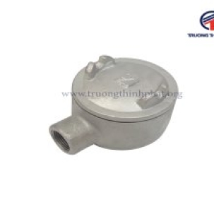 Hộp nối ống thép luồn dây điện 1 ngả ren dùng cho ống RSC/IMC (Gang nhúng nóng)