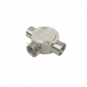 Hộp nối ống thép luồn dây ren 3 ngả